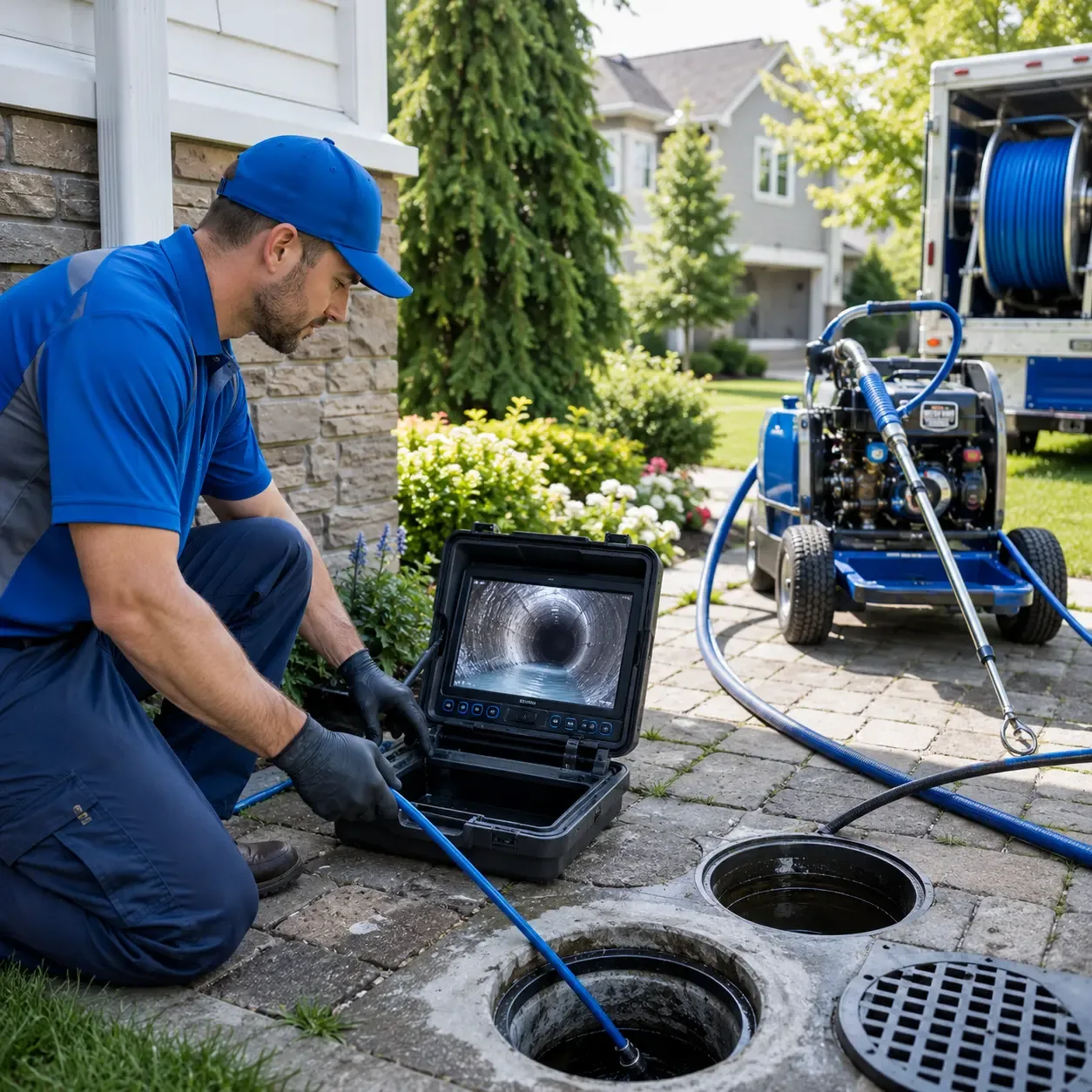Outdoor drain cleaning professionals serving Staunton, VA